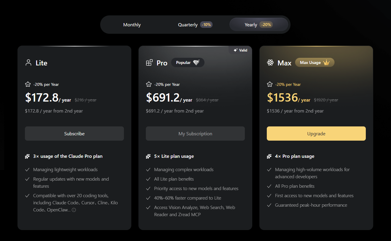 2026年4月14日時点の料金